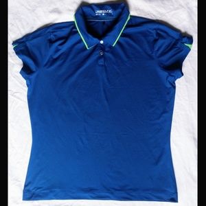 Nike Golf DRI-FIT mini-stripe short sleeve Polo